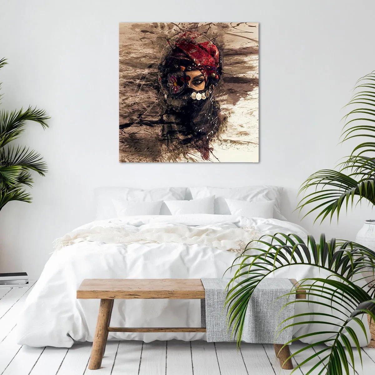 Quadro em tela - Perturbador, para dizer o mínimo - 30x30 cm