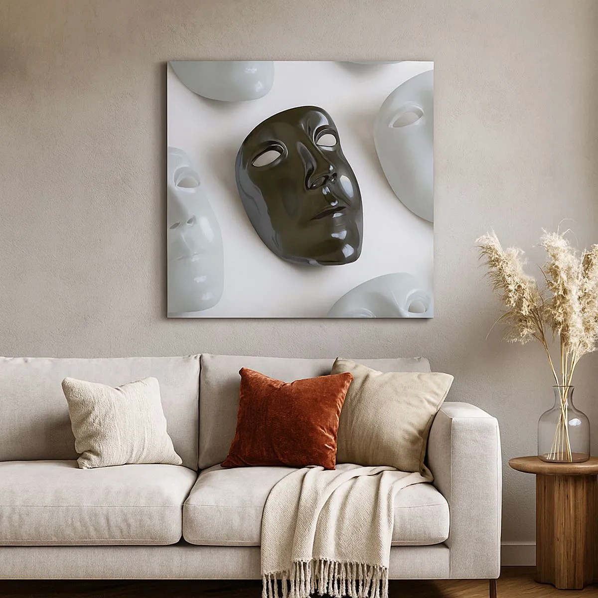 Quadro em tela - Como se destacar? - 30x30 cm